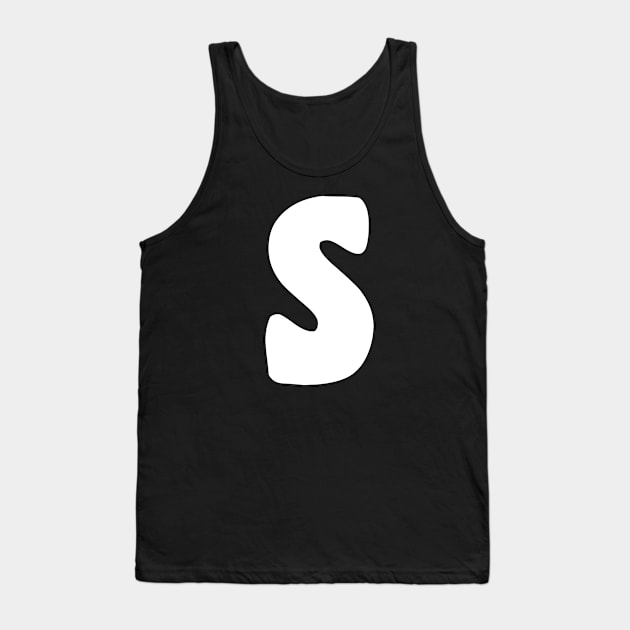 Letter S Tank Top by Xtian Dela ✅